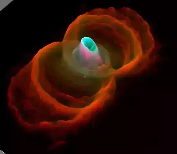 Hourglass Nebula deep sky object 3d software analysis 3D print model