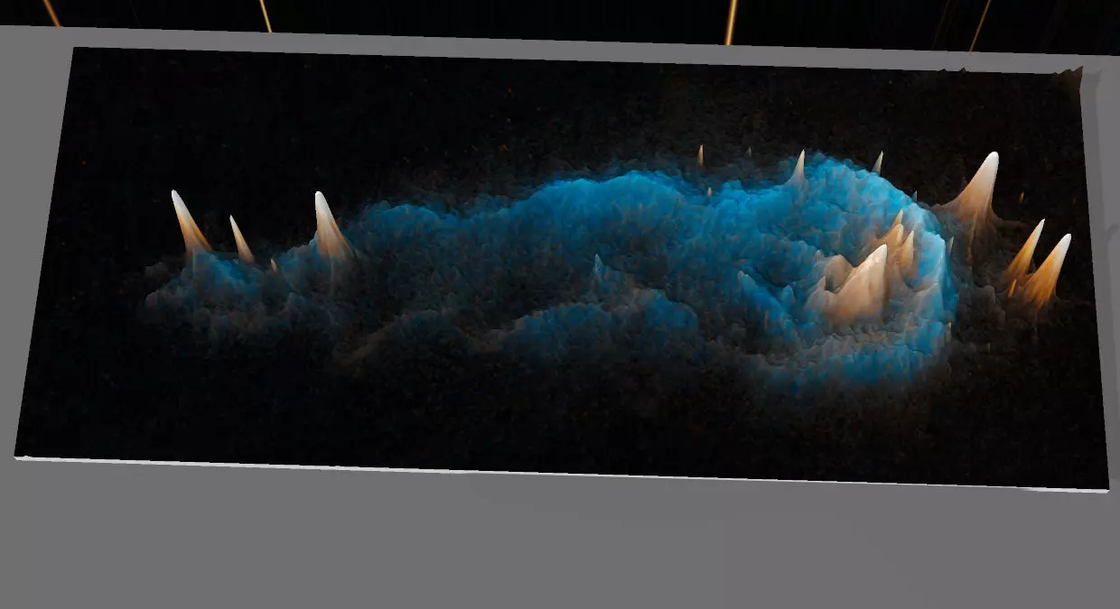 Iras 20324 deep sky object 3d software analysis 3D print model