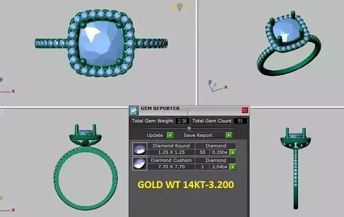 cushion cut halo solitaire engagement ring