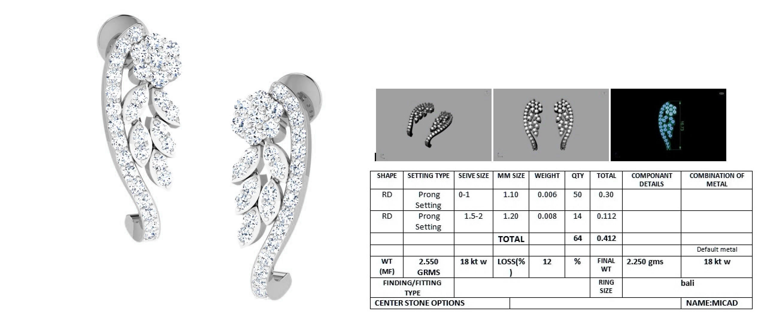 Earrings - 46 3D print model_3