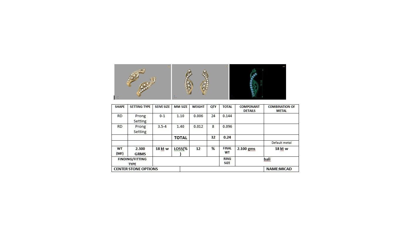 Earrings - 39 3D print model_1