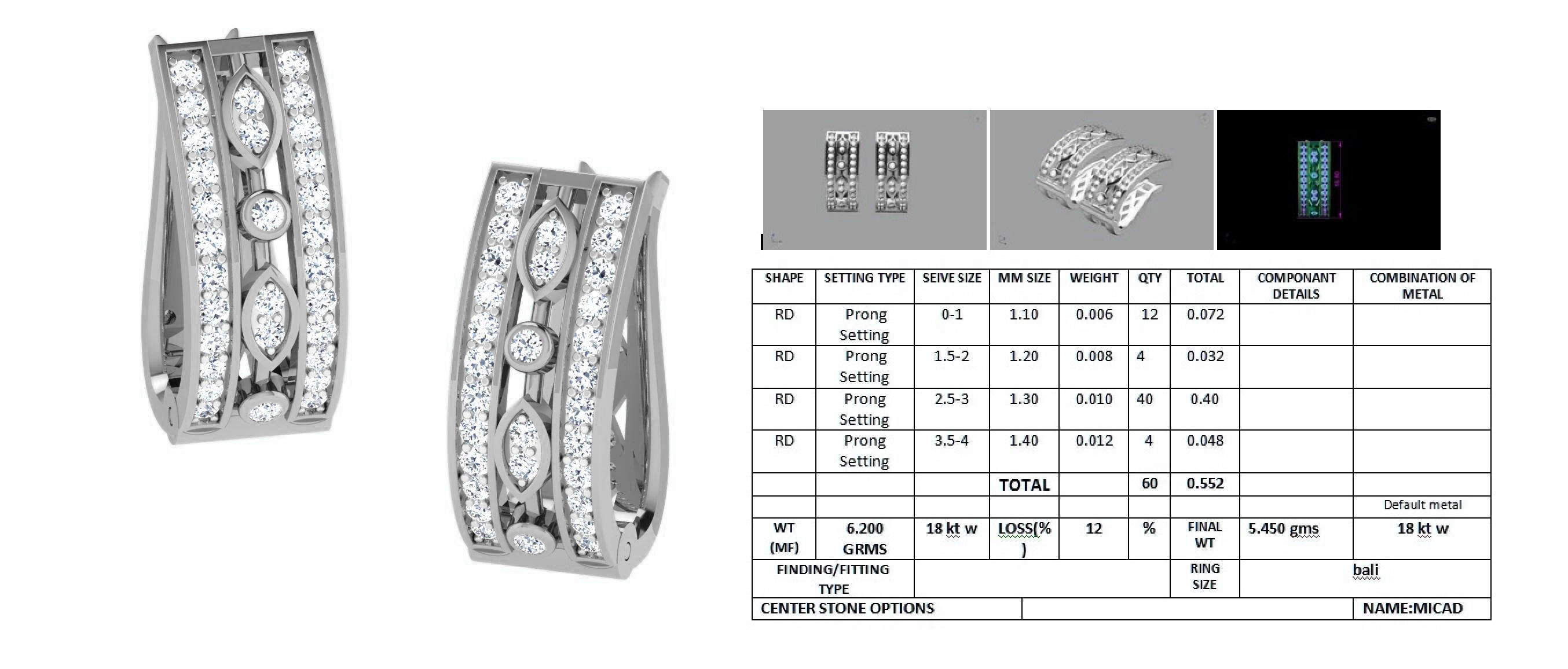 Earrings - 35 3D print model_2