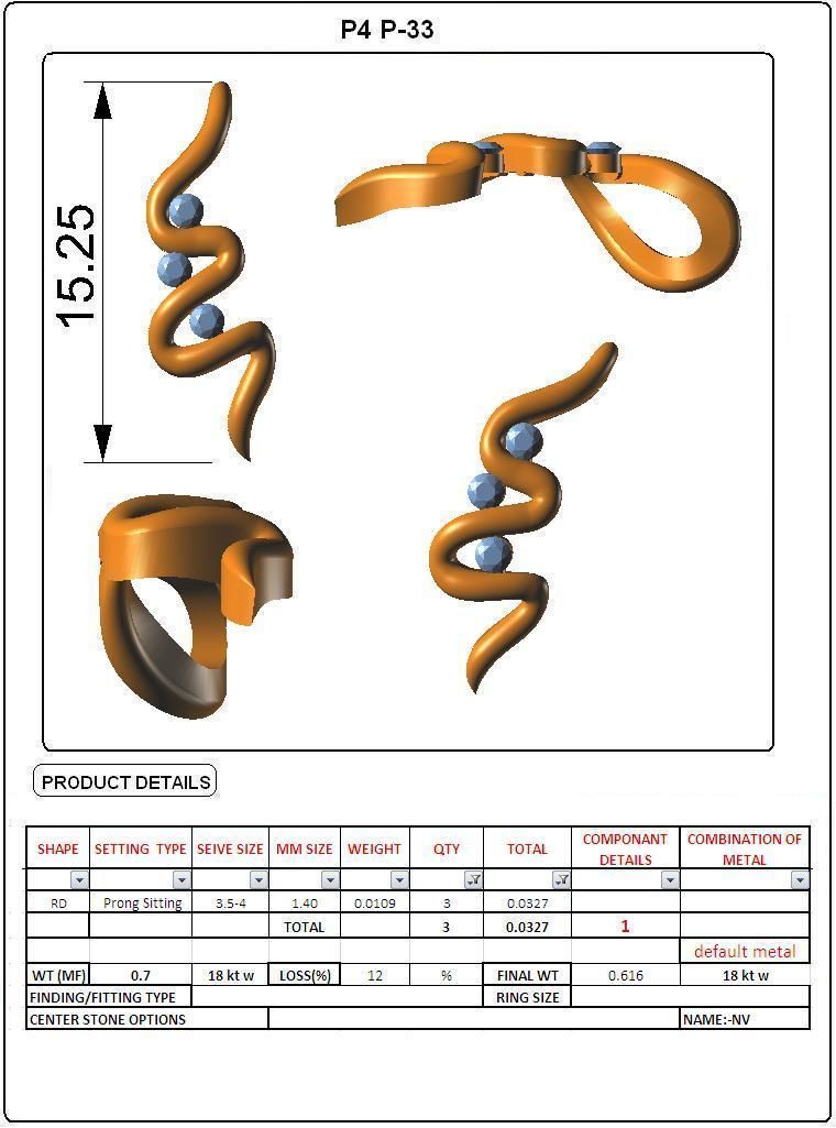 Pendant - 33 3D print model_3