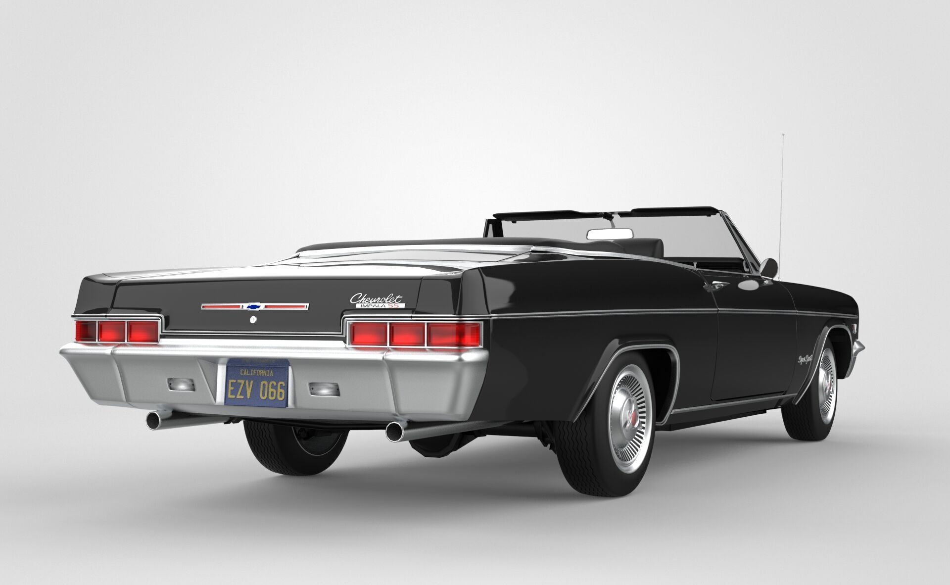 Chevrolet Impala Convertible 1966 3D model_5