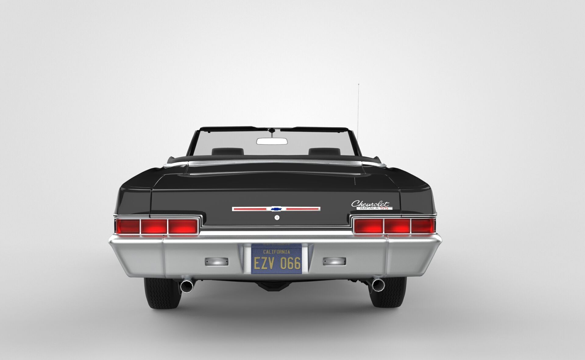 Chevrolet Impala Convertible 1966 3D model_4