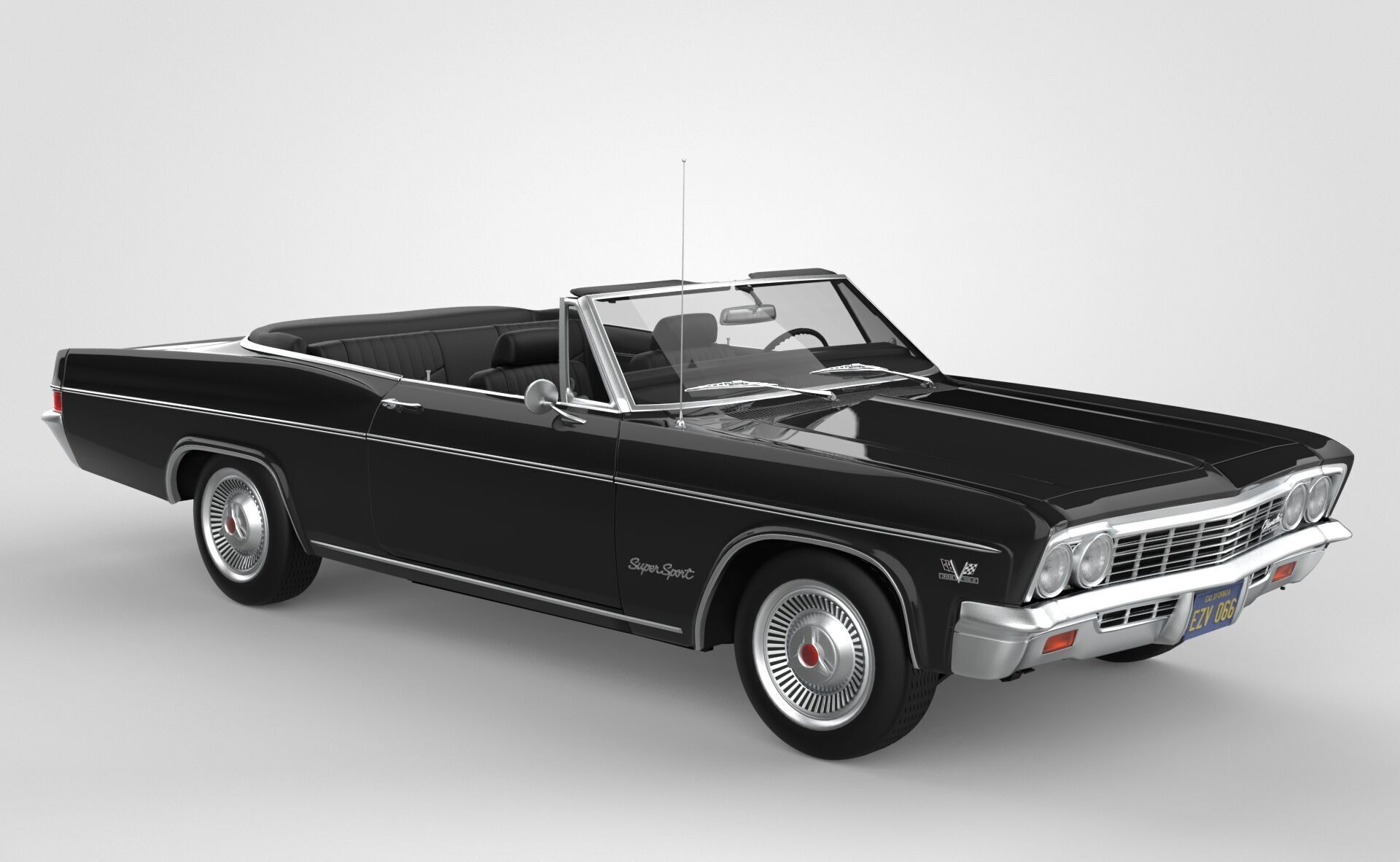 Chevrolet Impala Convertible 1966 3D model_8