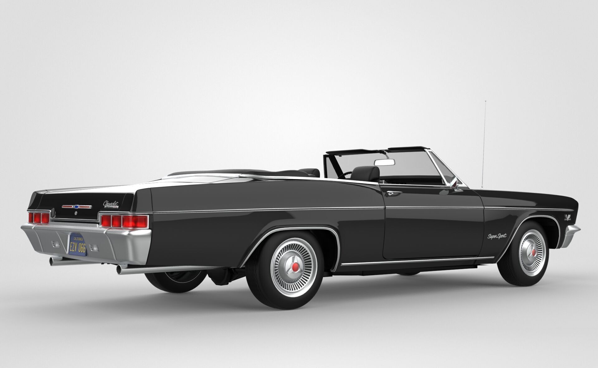 Chevrolet Impala Convertible 1966 3D model_6