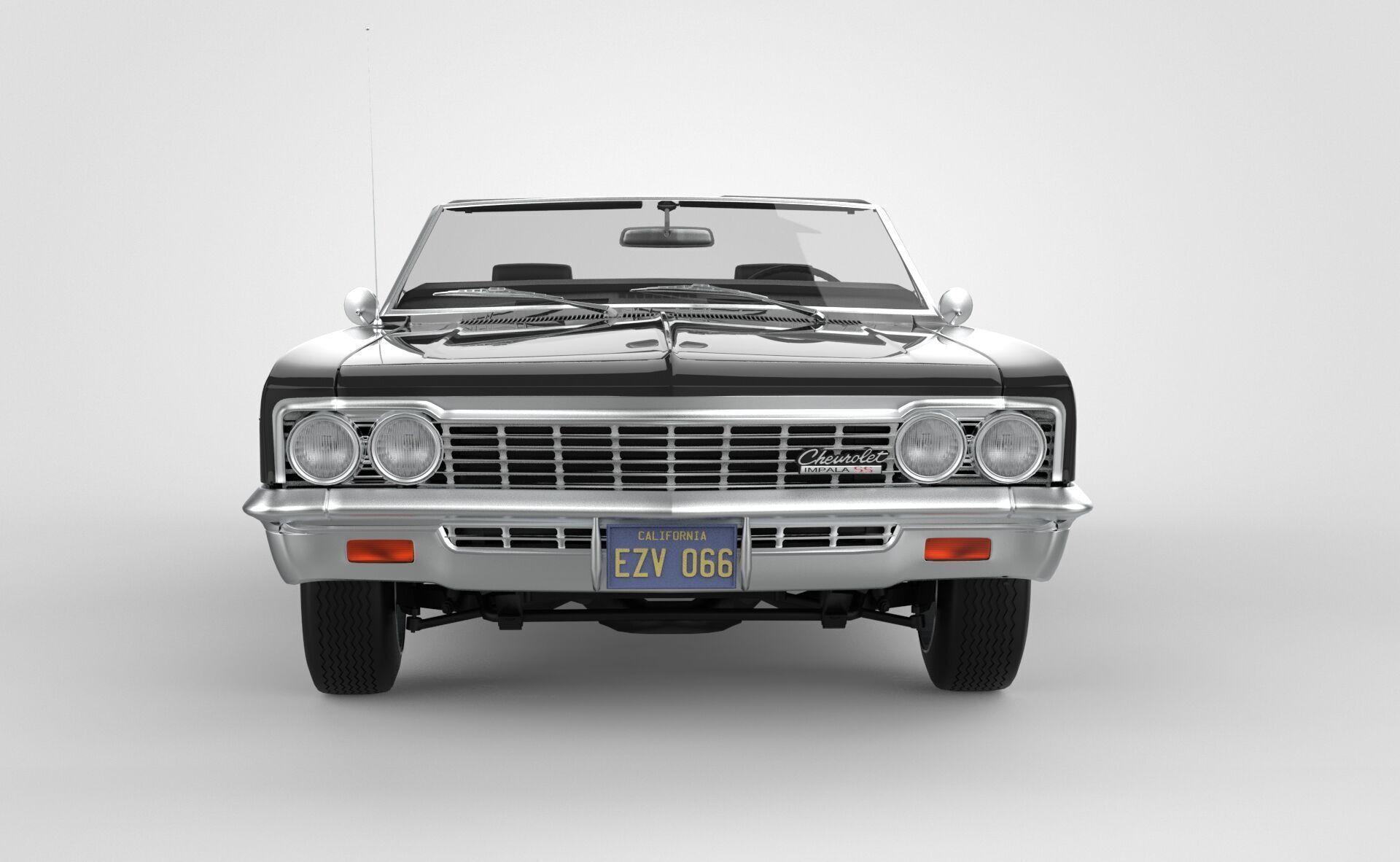 Chevrolet Impala Convertible 1966 3D model_9