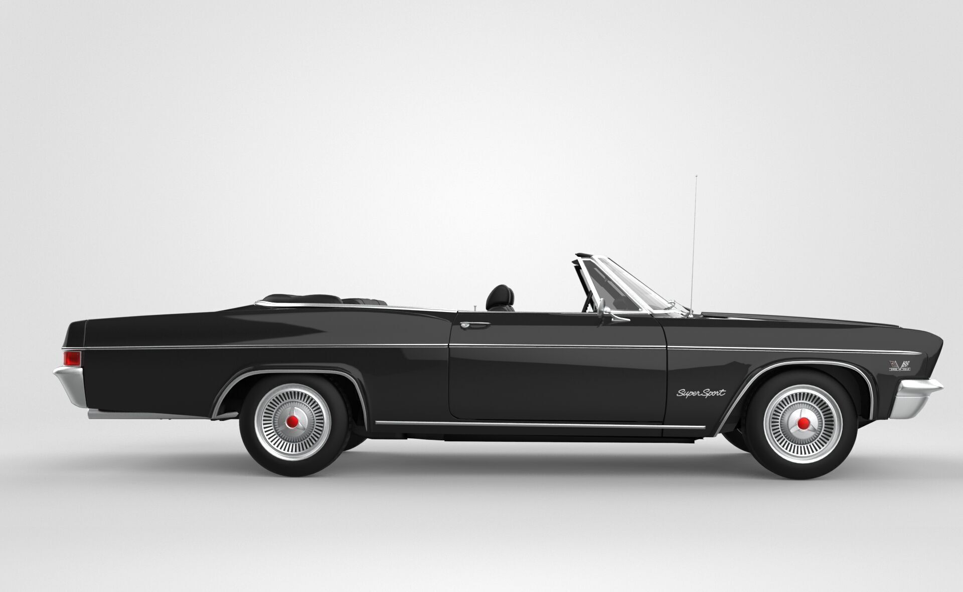 Chevrolet Impala Convertible 1966 3D model_7