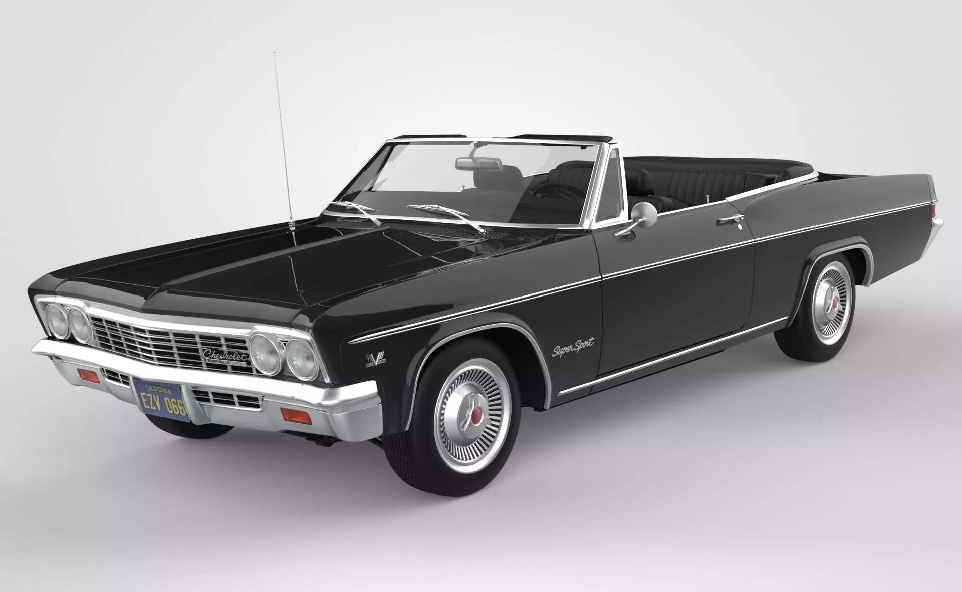 Chevrolet Impala Convertible 1966 3D model_0