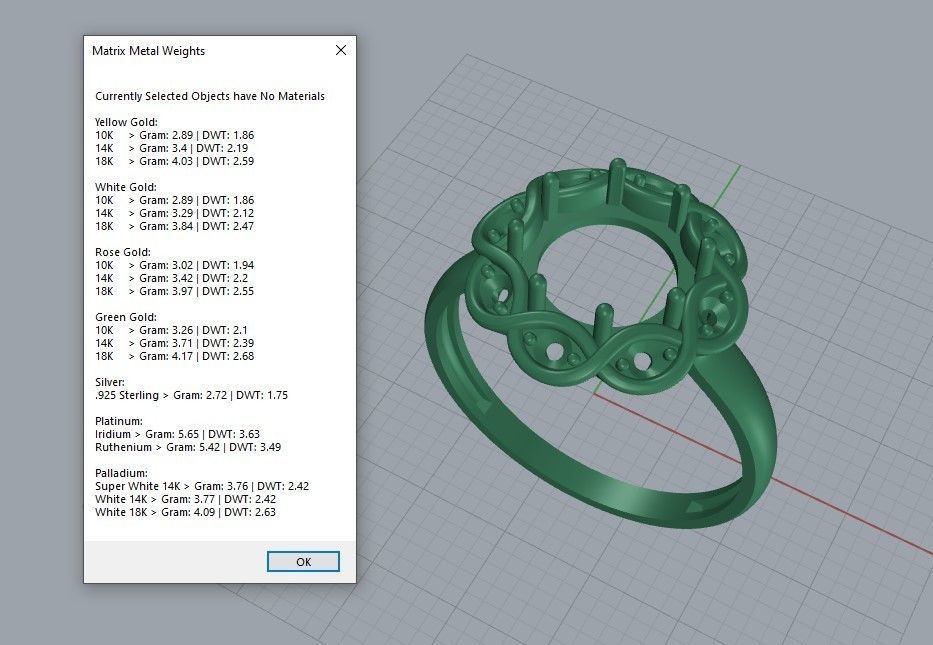 Ring with cabochon 3dm stl 3D print model_7