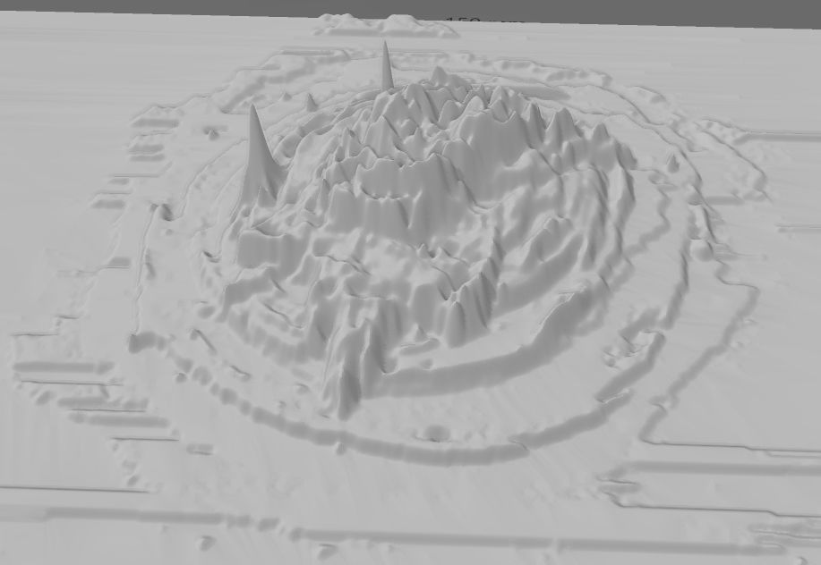 NGC 7027 deep sky object 3d software analysis 3D print model_4
