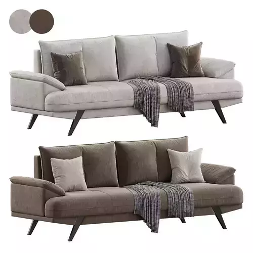 Tual Koltuk Takimi Sofa 3D model