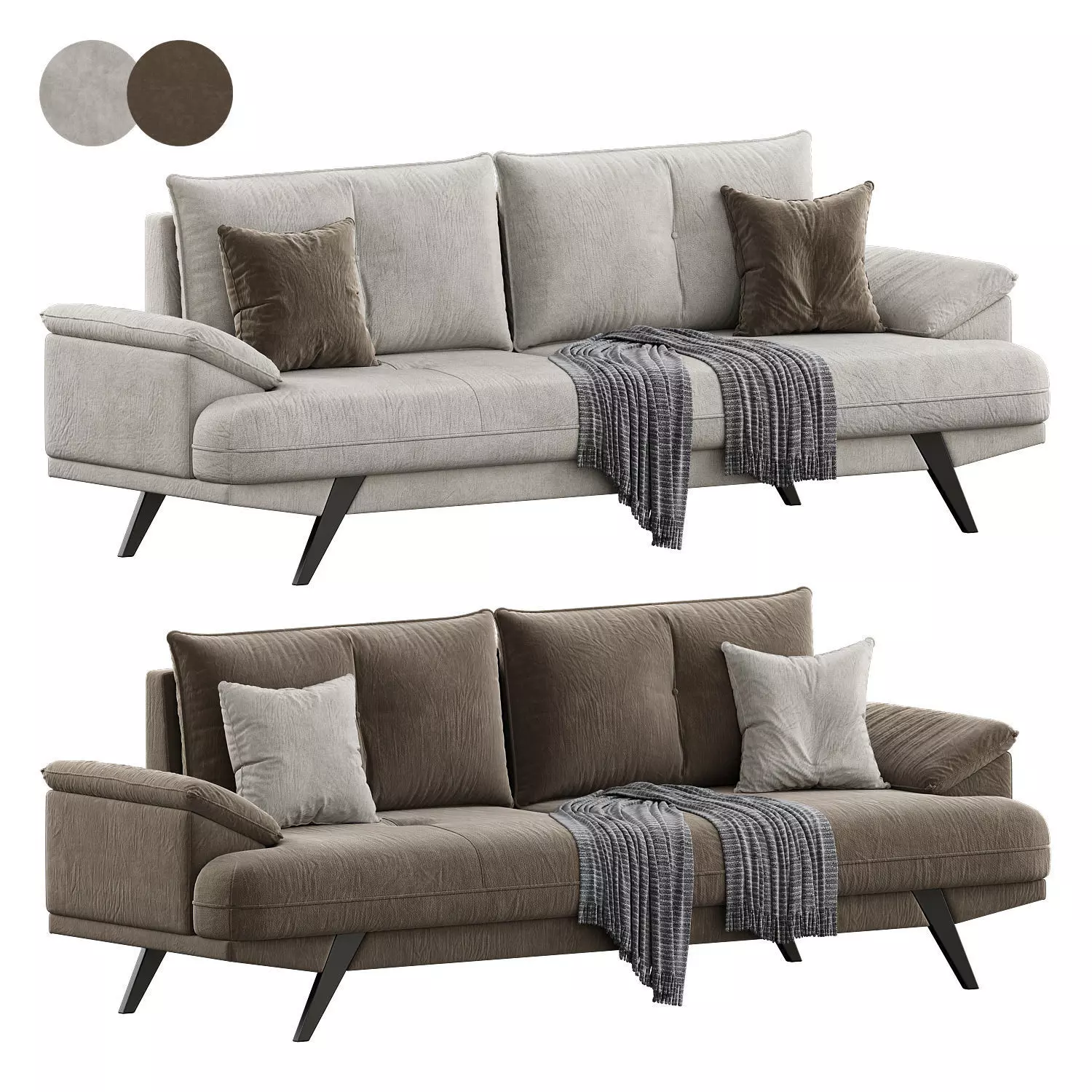Tual Koltuk Takimi Sofa 3D model_0
