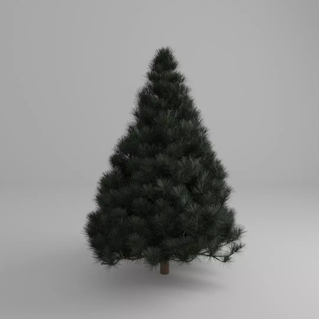 Christmas Tree Blender Cycles Free 3D model_0