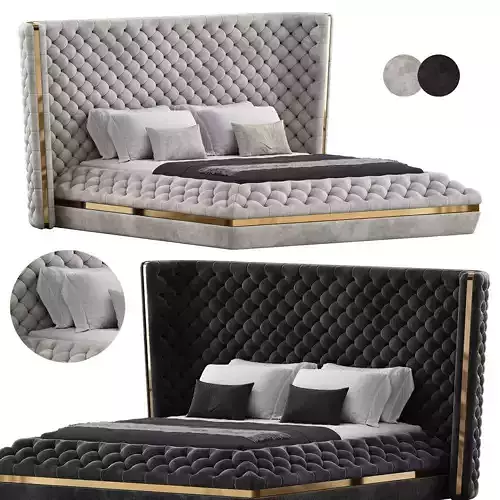 Viktorya Bed by Evgor Luxury