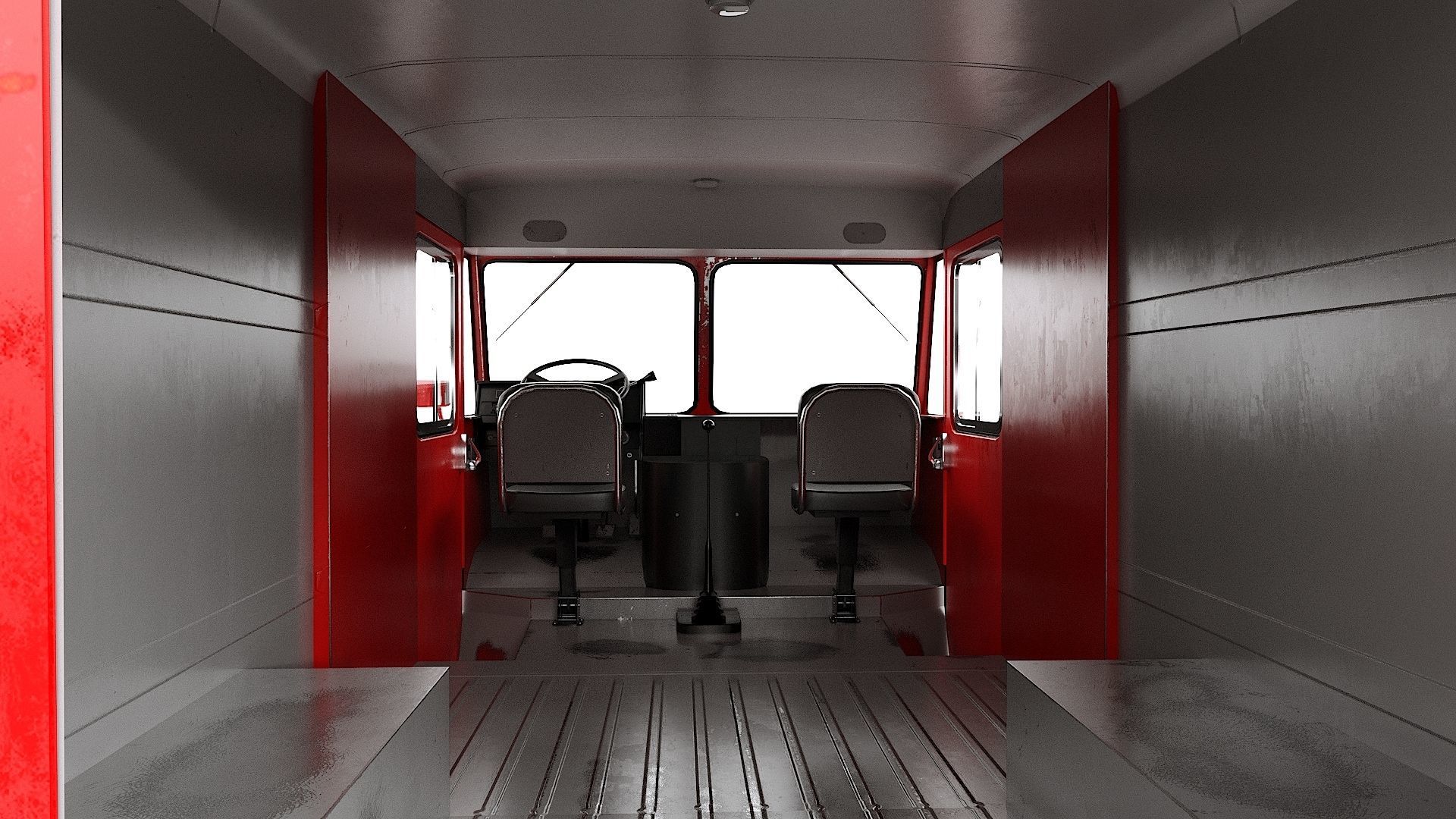 Step Vans 5 in 1 3D Model Collection_20