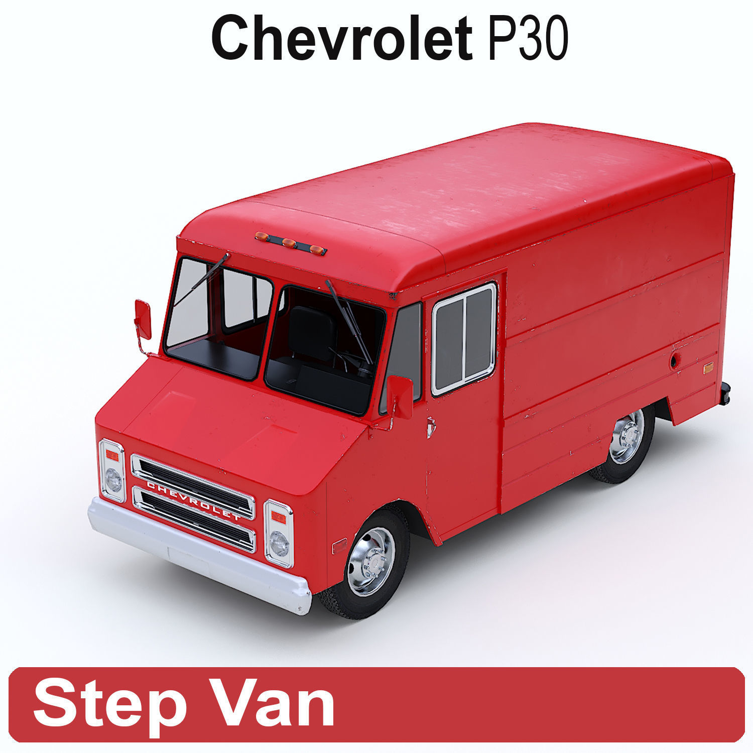 Step Vans 5 in 1 3D Model Collection_6