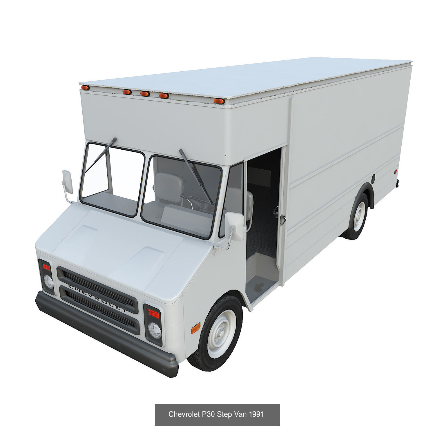 Step Vans 5 in 1 3D Model Collection_15