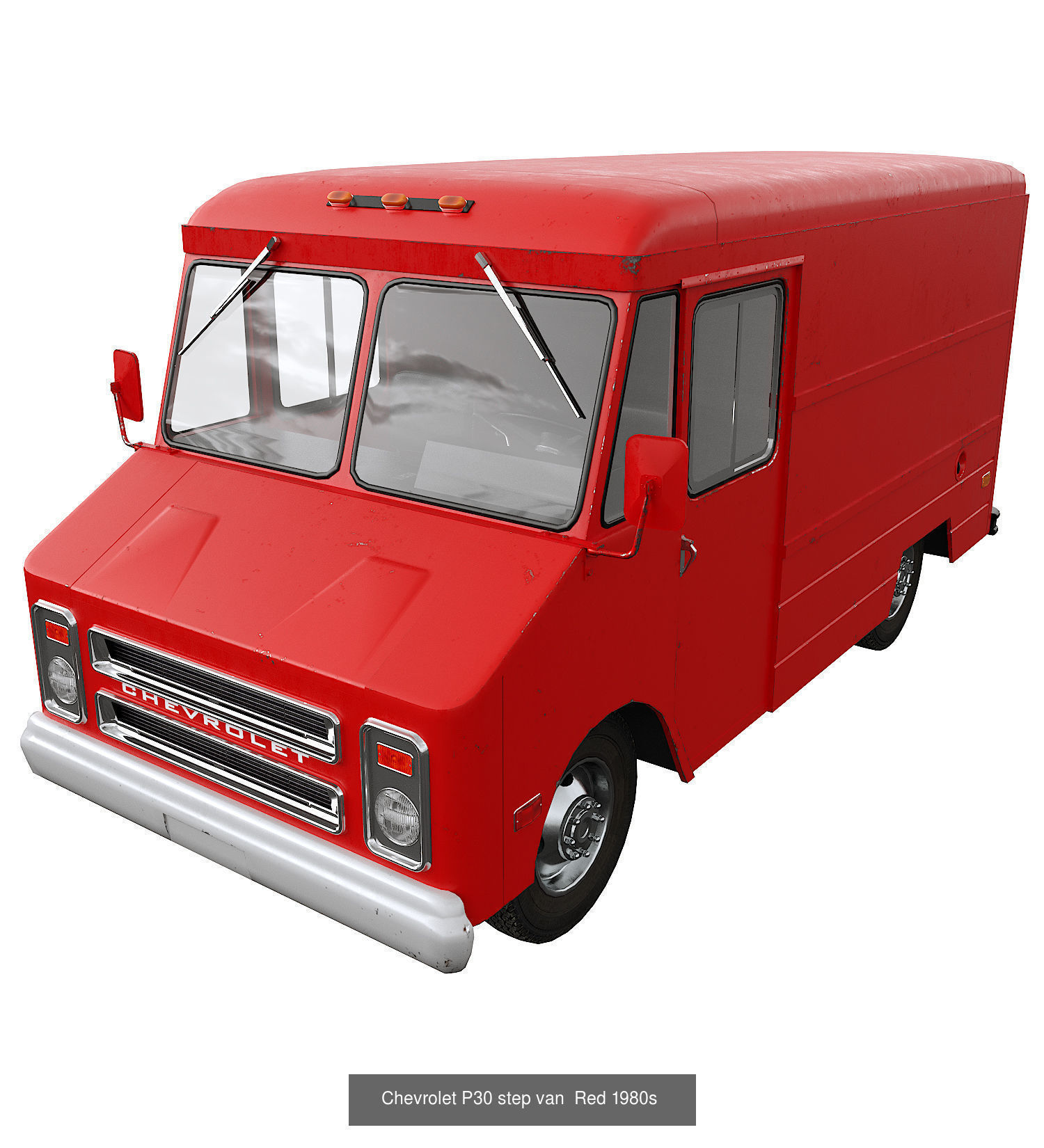 Step Vans 5 in 1 3D Model Collection_21