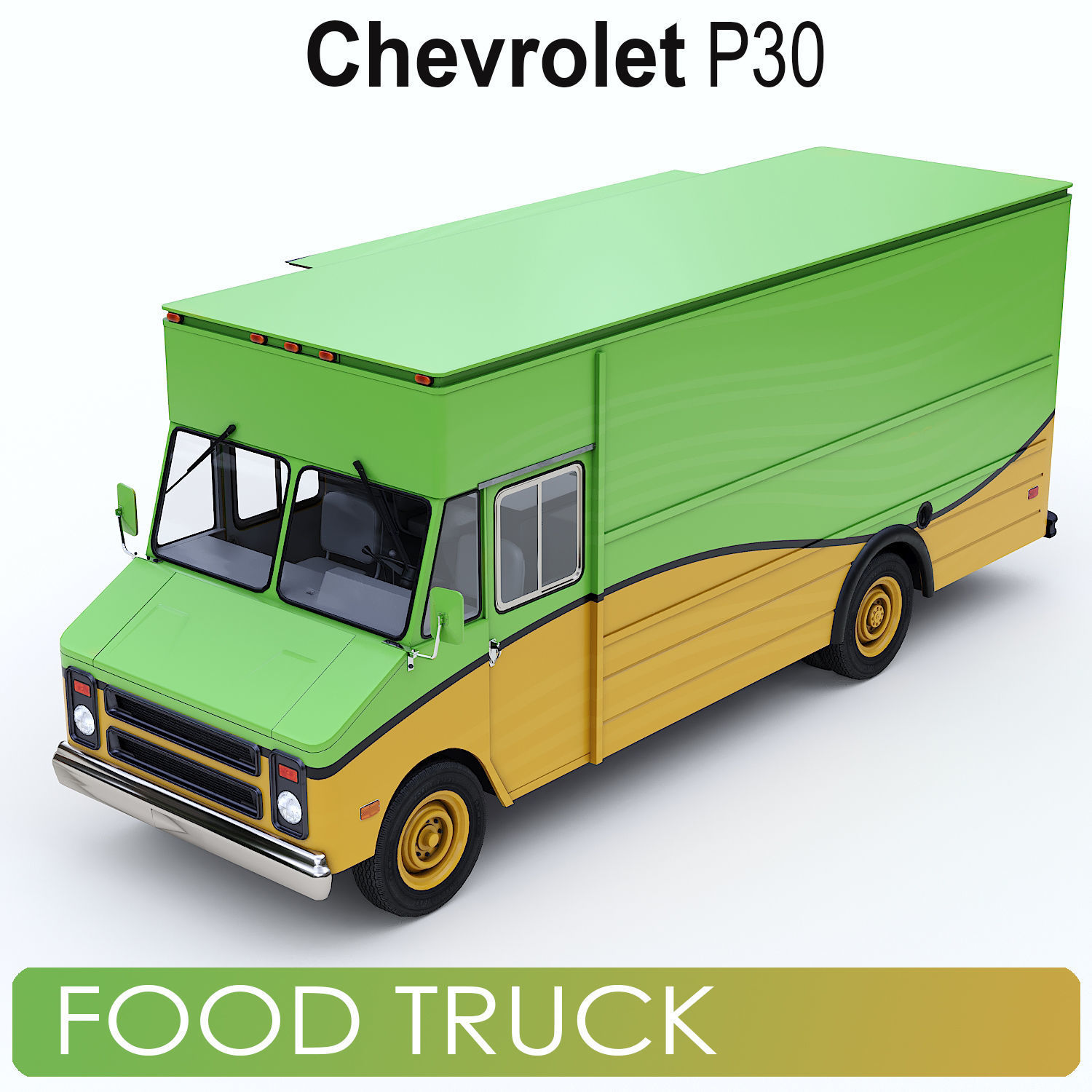 Step Vans 5 in 1 3D Model Collection_5