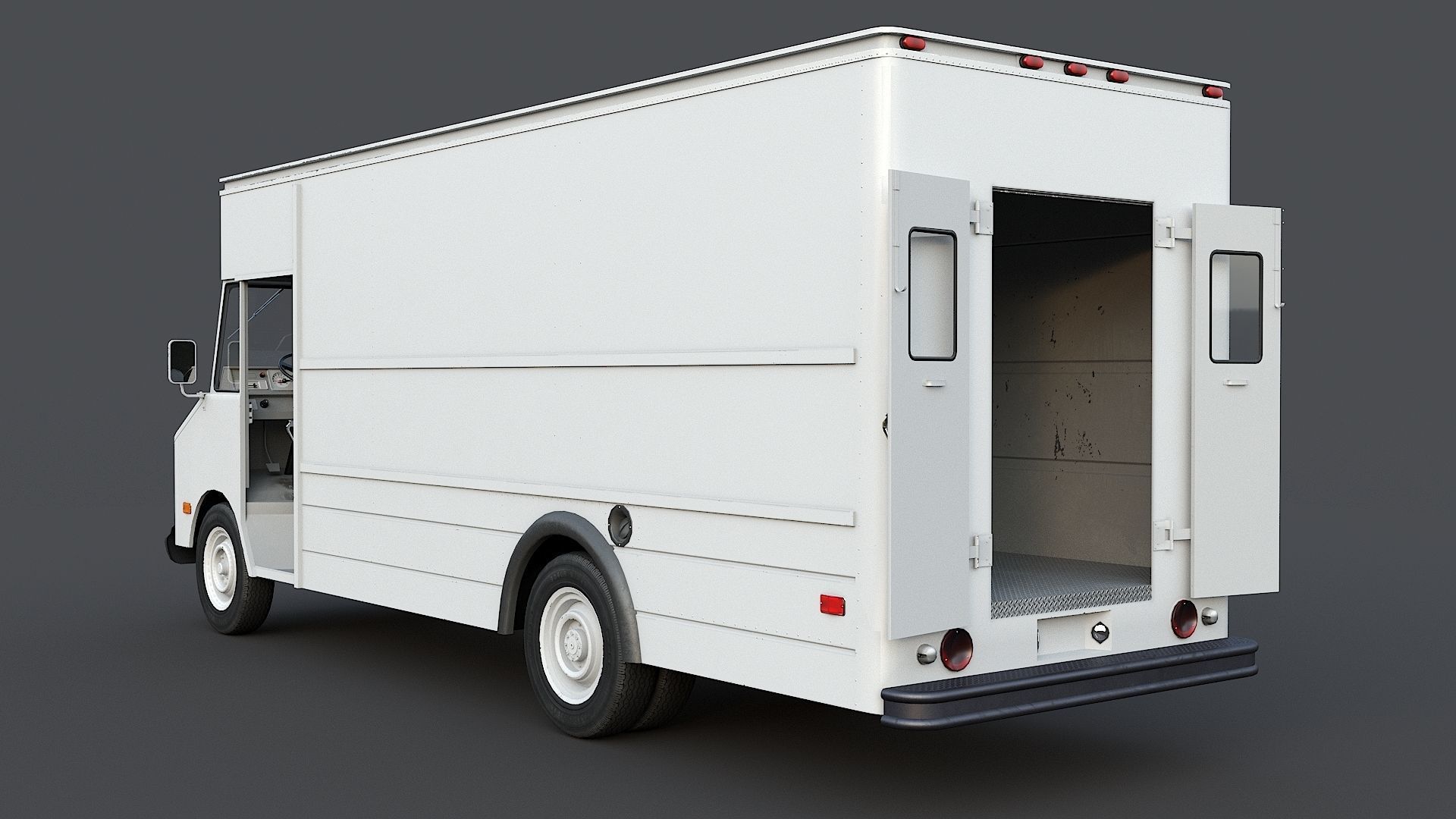 Step Vans 5 in 1 3D Model Collection_16