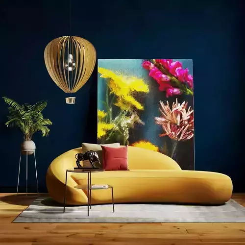 Interior design scene 3D