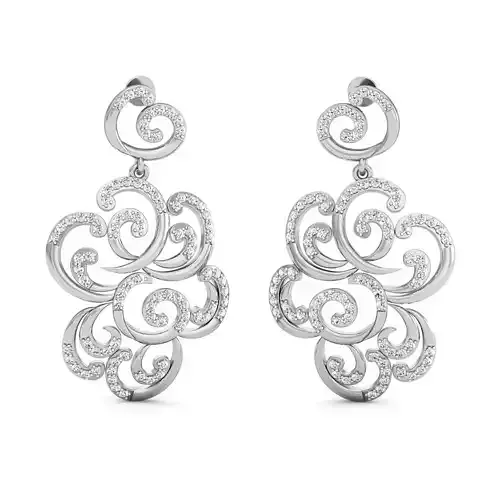 Earrings - 98 3D print model