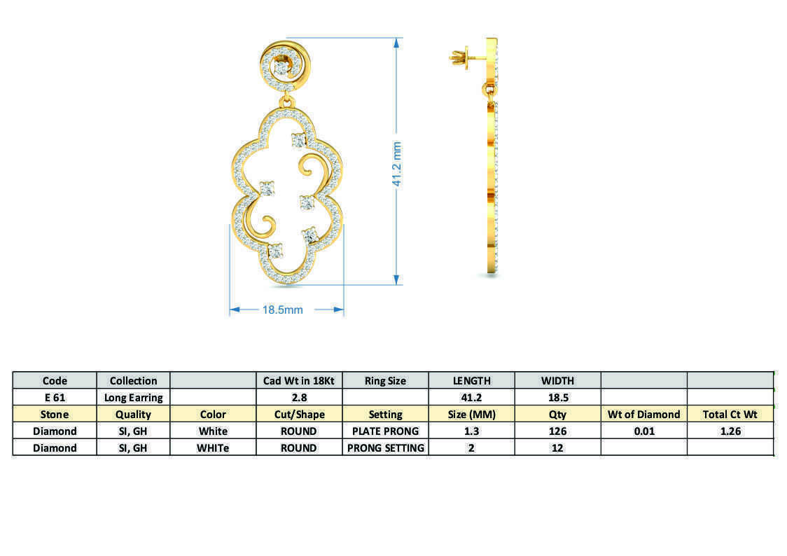 Earrings - 61 3D print model_3