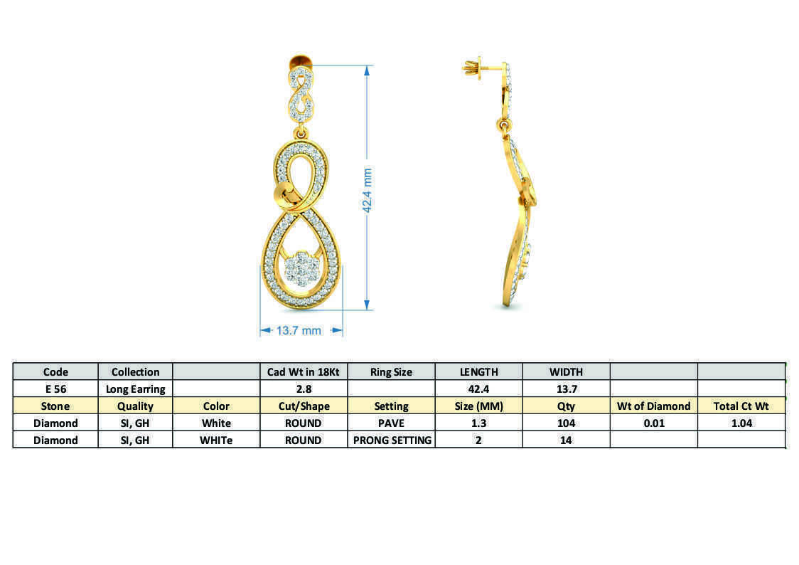 Earrings - 56 3D print model_3
