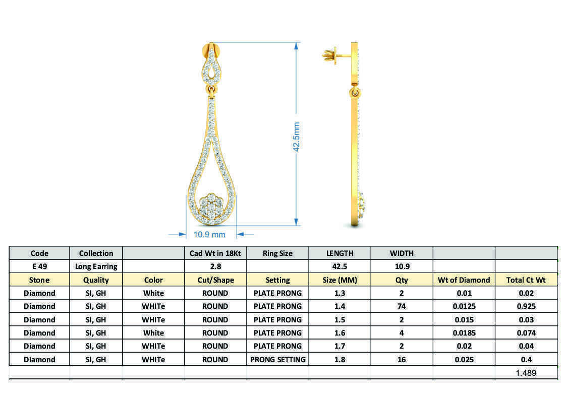 Earrings - 49 3D print model_3