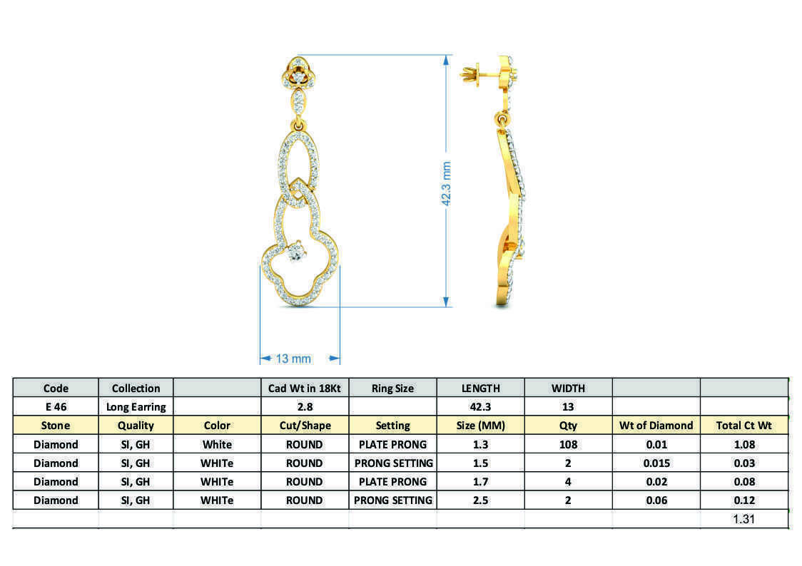 Earrings - 46 3D print model_3