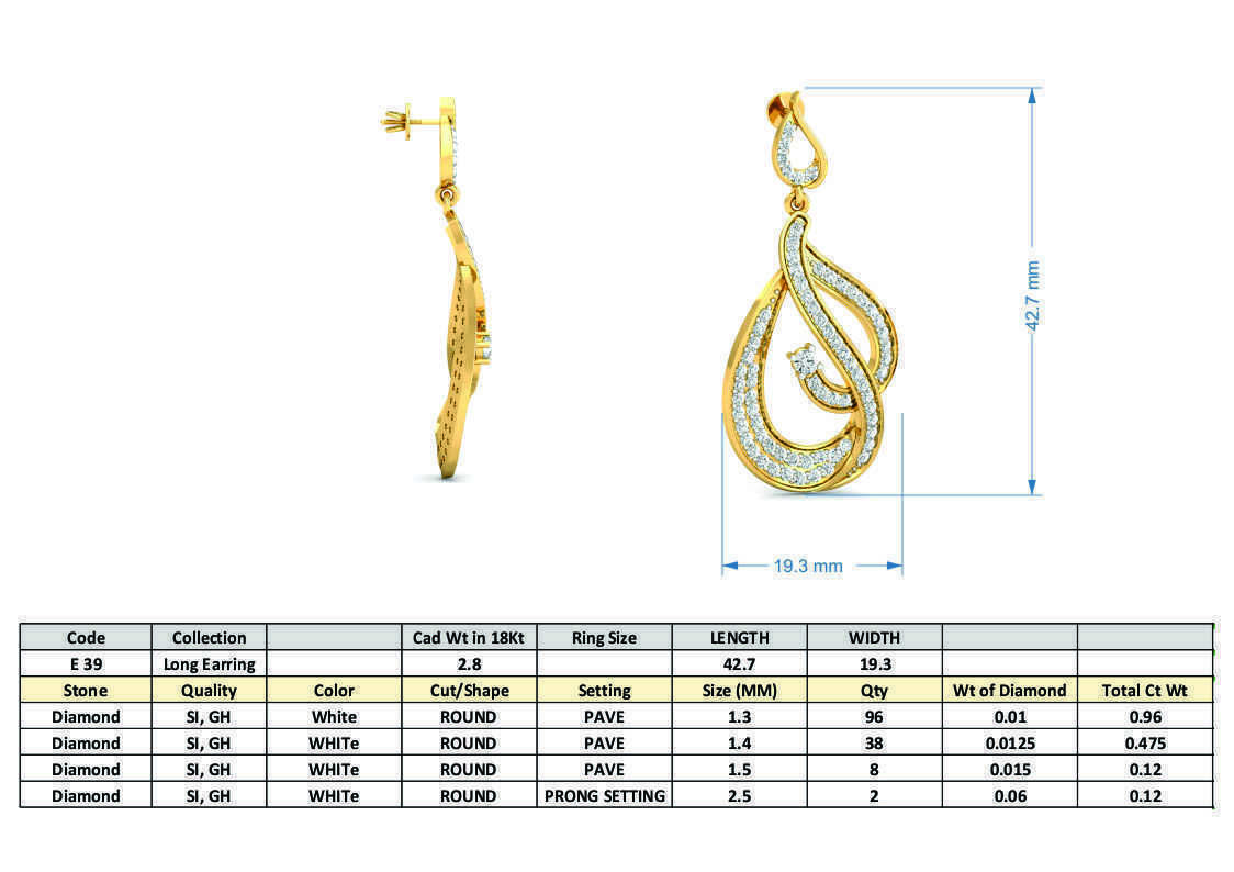 Earrings - 39 3D print model_3