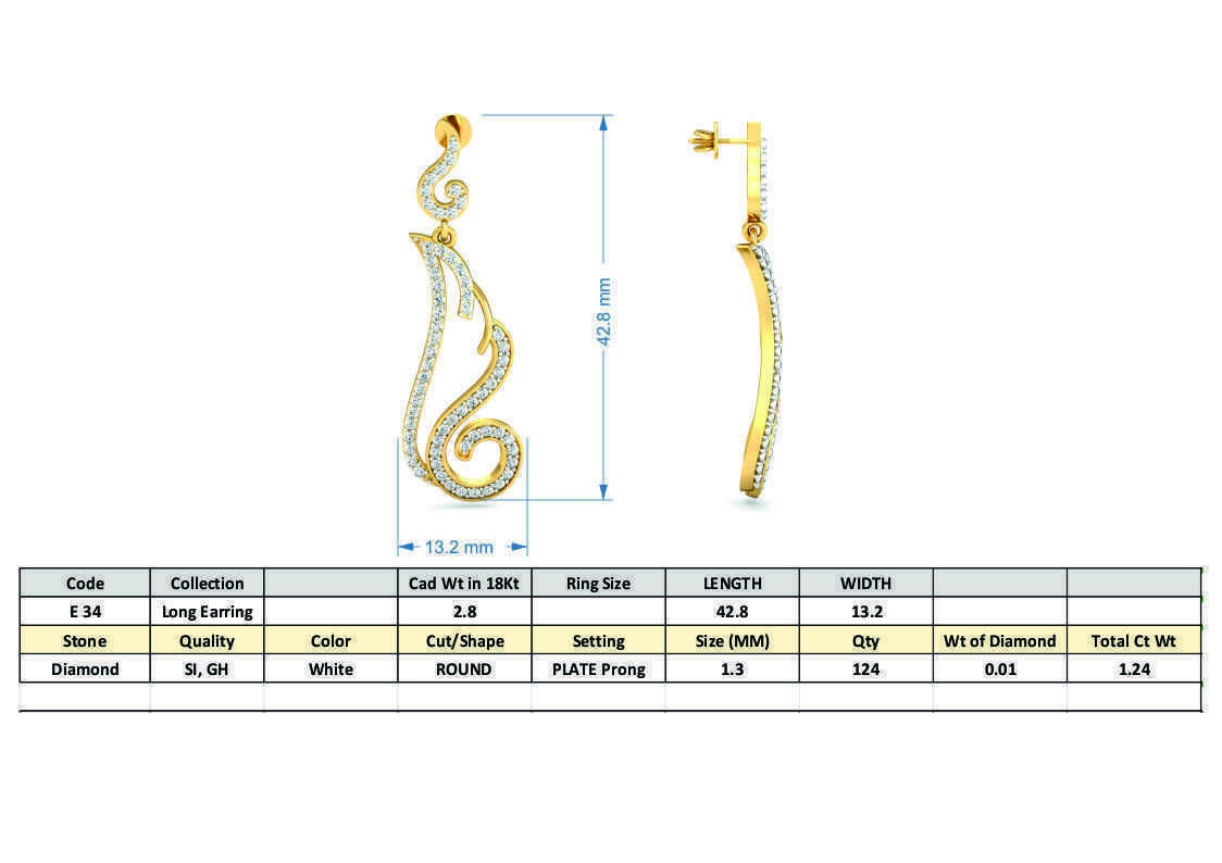 Earrings - 34 3D print model_3