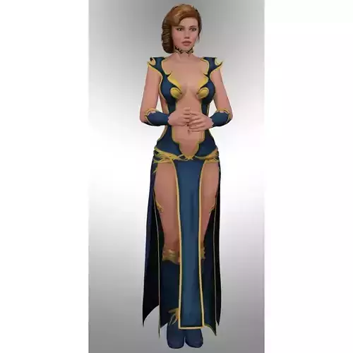 Blue Queen V4 for Poser