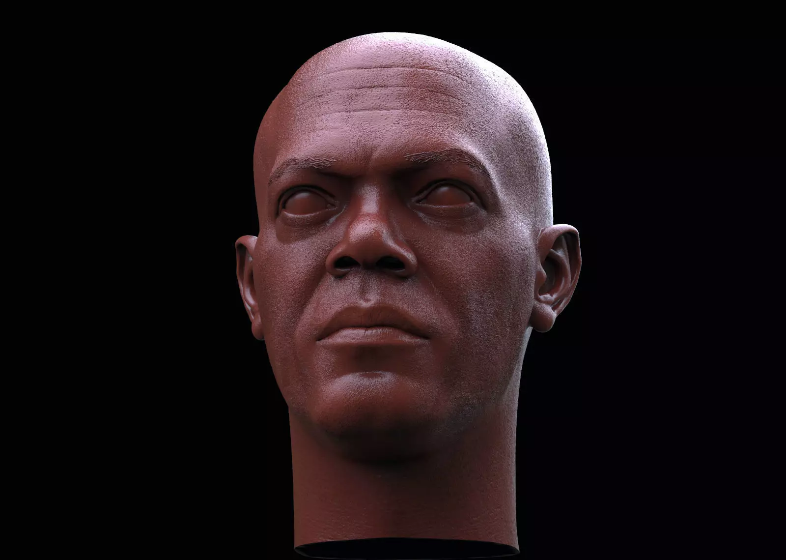 Mace Windu-Samuel L Jackson- Head 3D print model_0