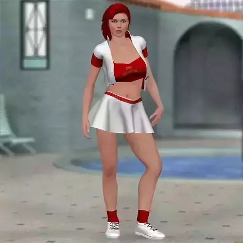Race Queen V4 for Poser 3D model