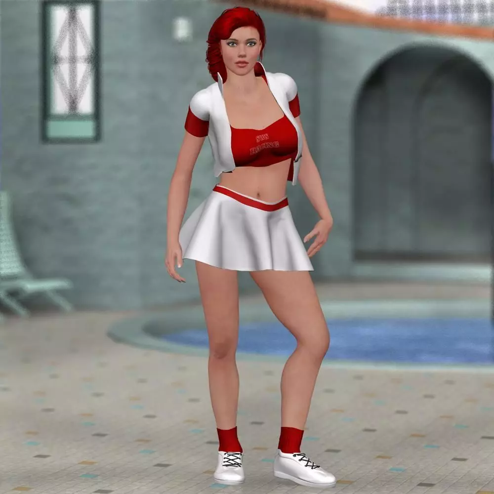 Race Queen V4 for Poser 3D model_0