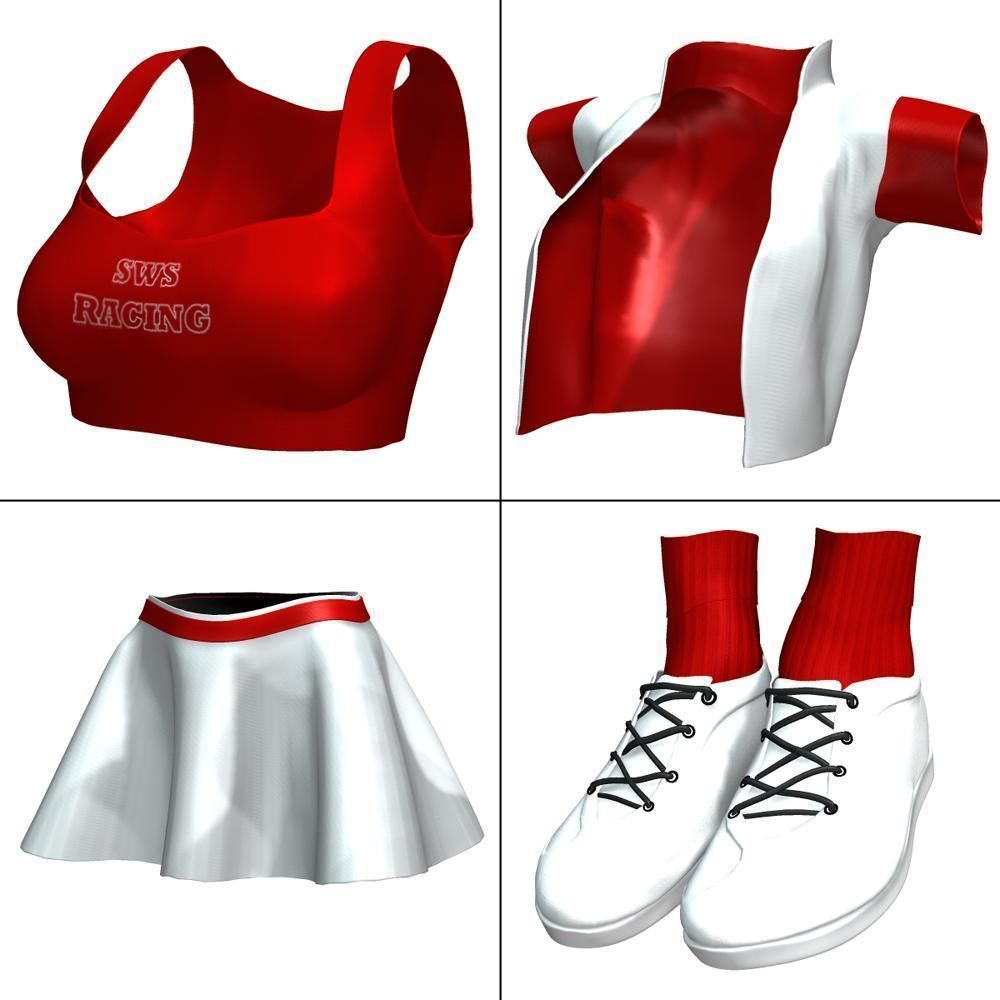 Race Queen V4 for Poser 3D model_3