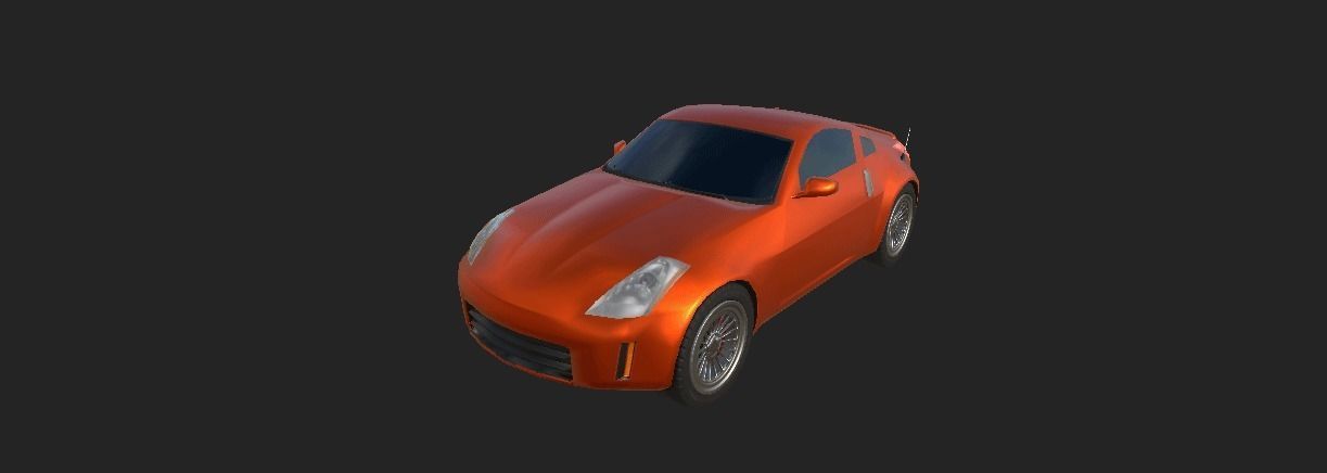 350Z REPLICA Low-poly 3D model_7