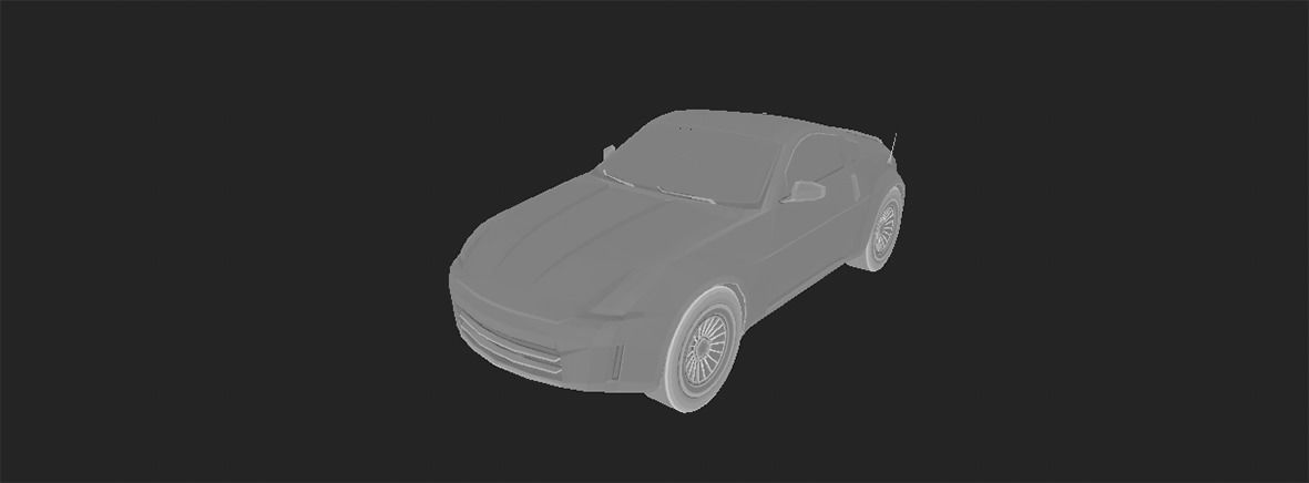 350Z REPLICA Low-poly 3D model_4