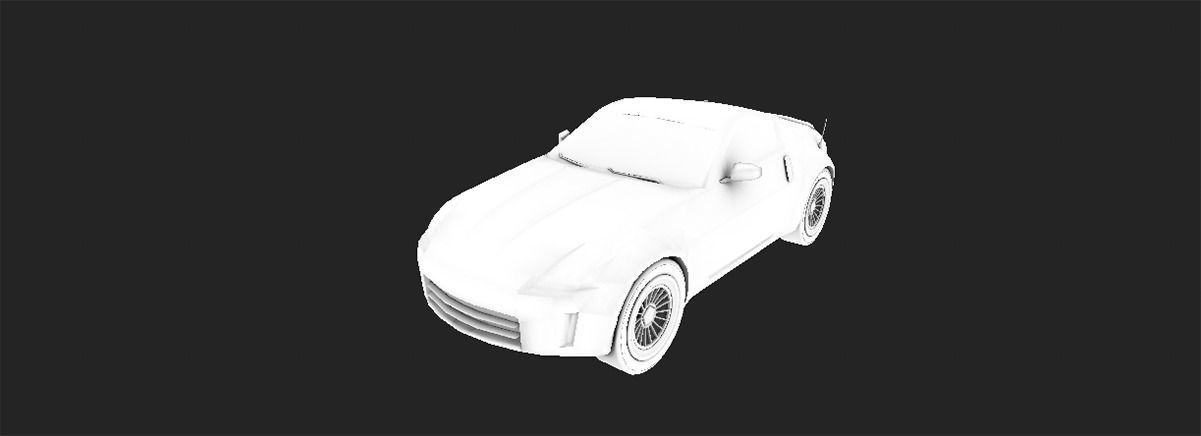 350Z REPLICA Low-poly 3D model_5