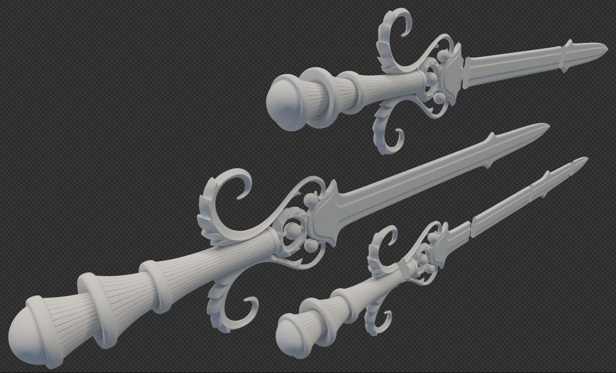 Sword of the Six Sages Legend of Zelda Twilight princess 3D print model_6