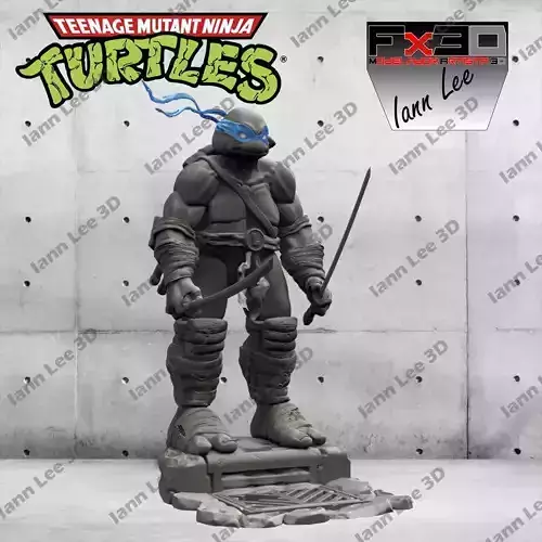 TMNT Leonardo Tortuga Ninja Fan Art
