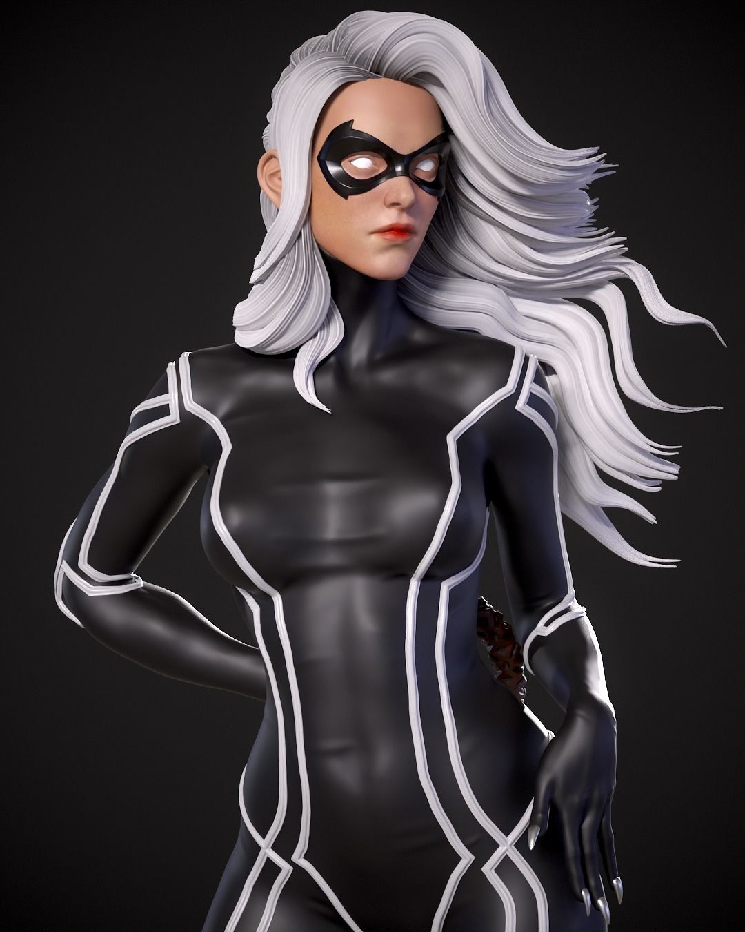 Black Cat print model 3D print model_10