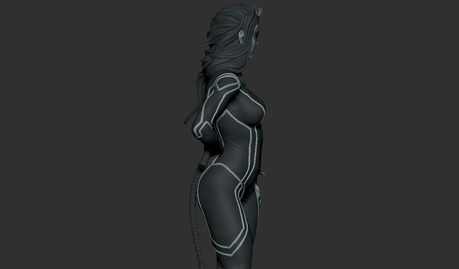 Black Cat print model 3D print model_17