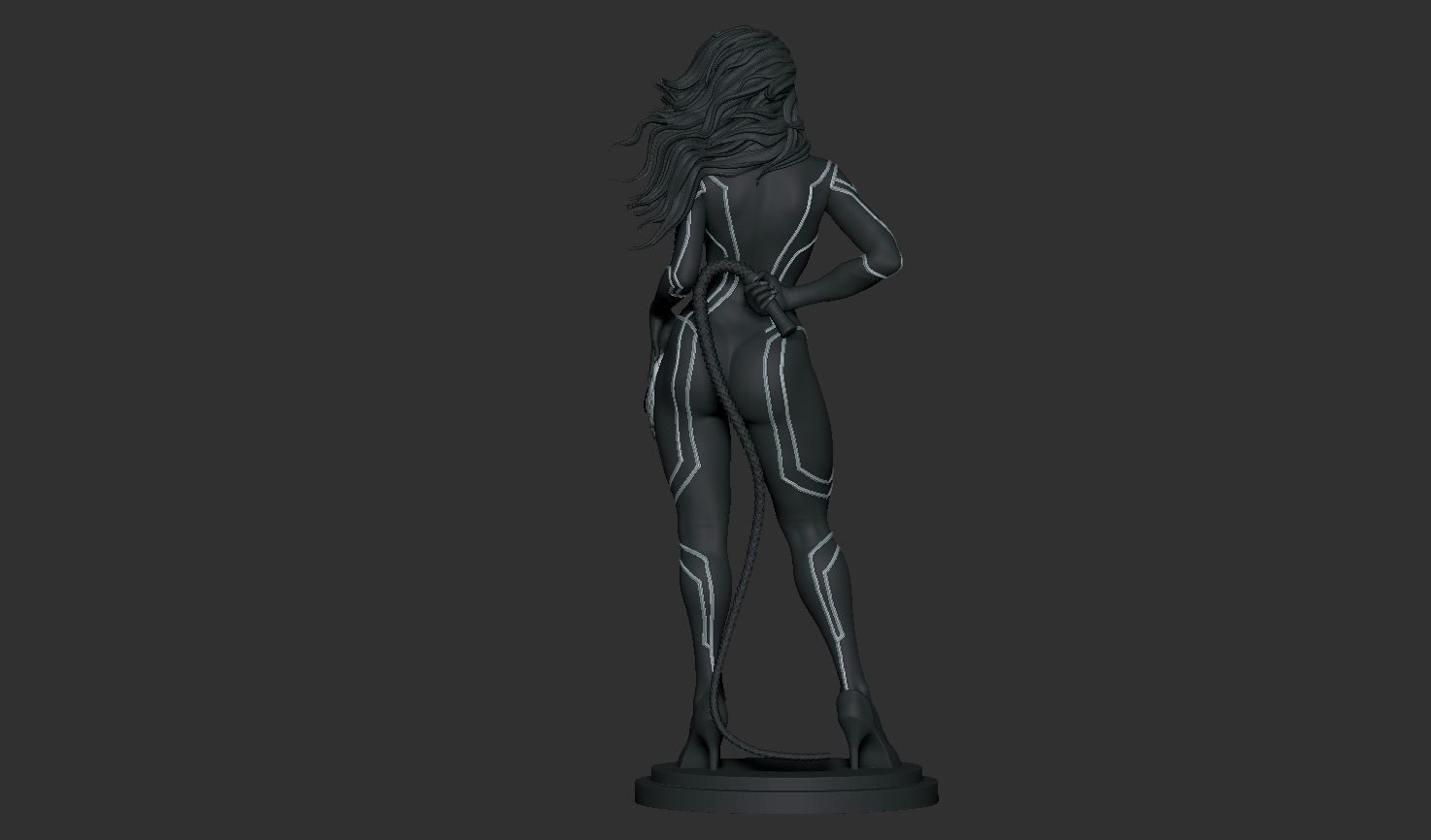 Black Cat print model 3D print model_13
