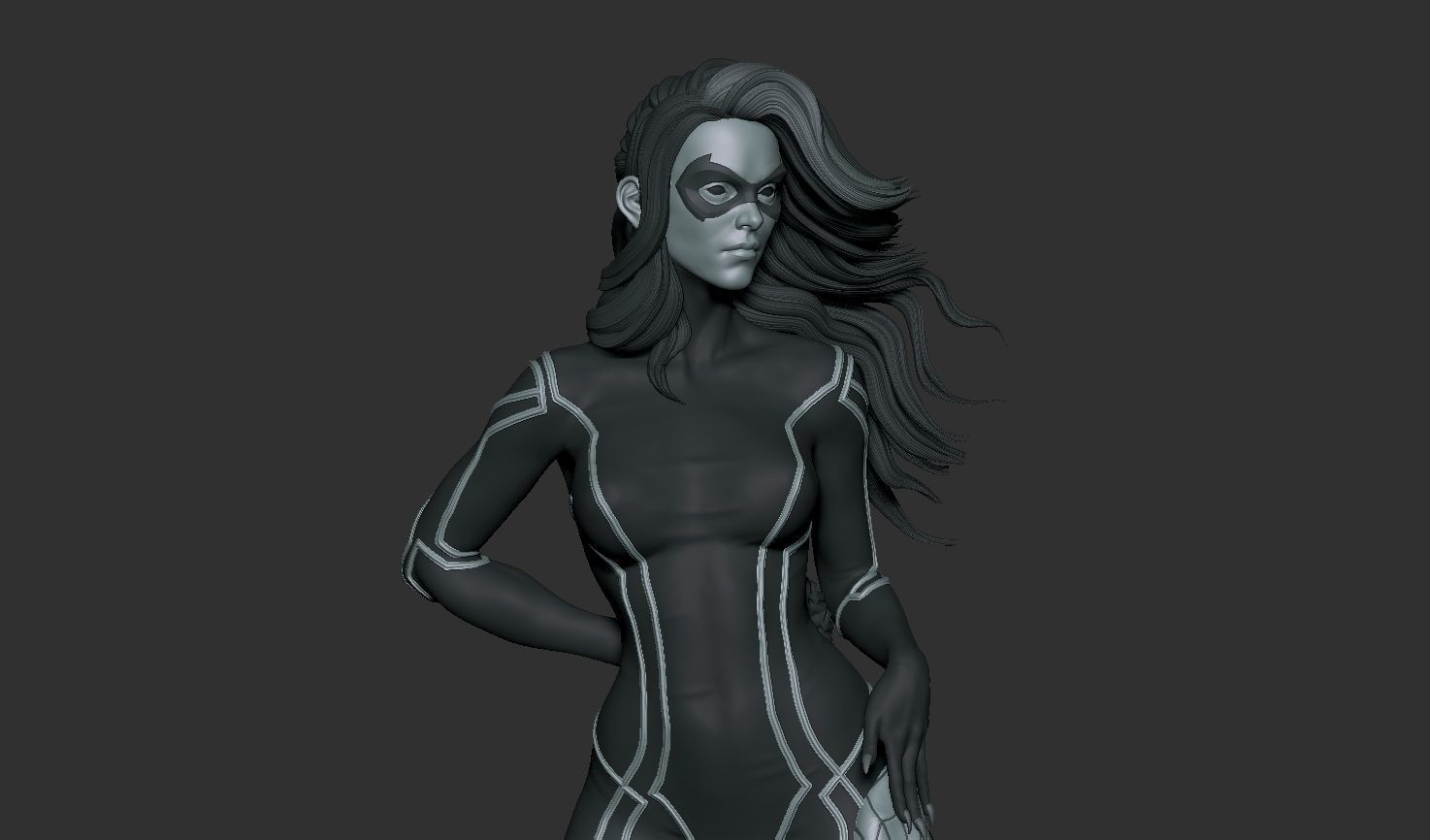 Black Cat print model 3D print model_15