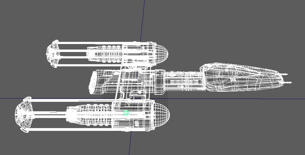 Star Wars Fighter 3D model_3