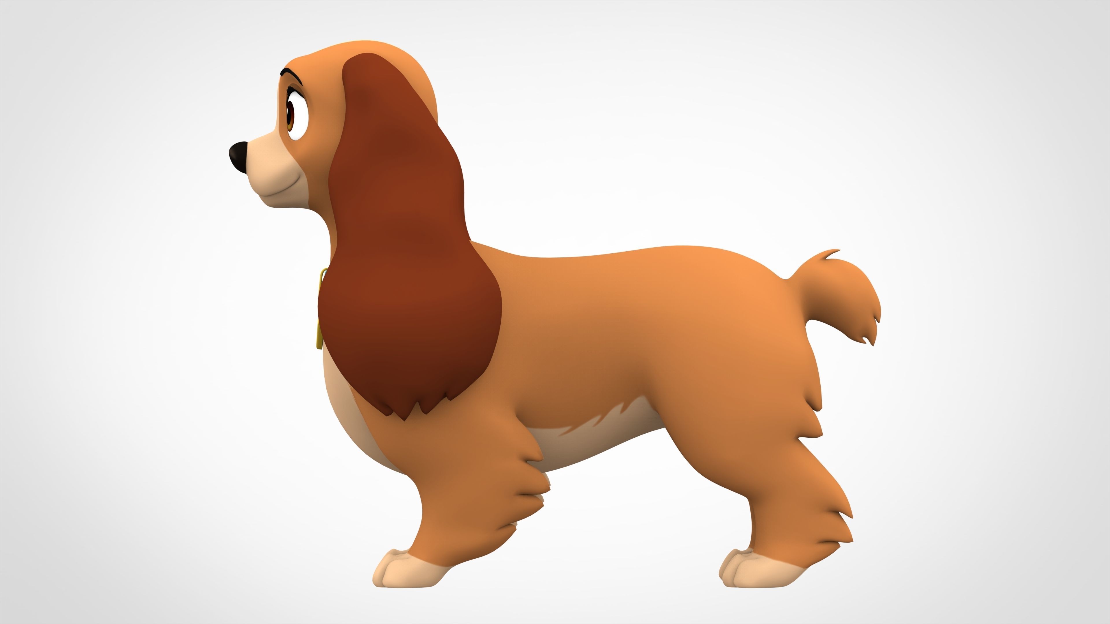 Beauty Lady 3D model_2